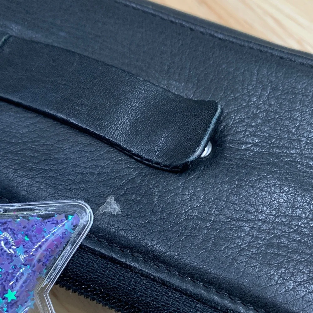 FOSSIL | NOKIA NEXTEL 90'S Y2K VTG CELLPHONE LEATHER CASE | BLACK